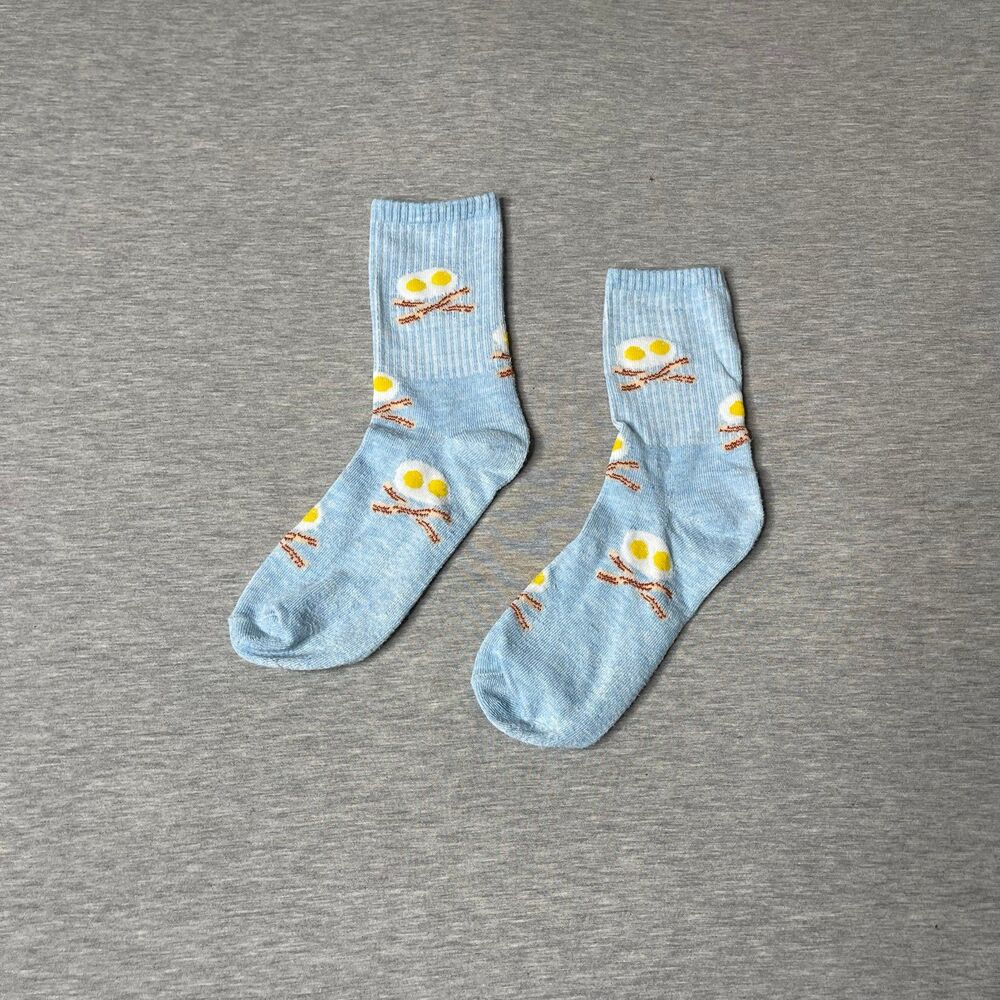 Kohl’s Men’s Bacon and Eggs Graphic Crew Socks